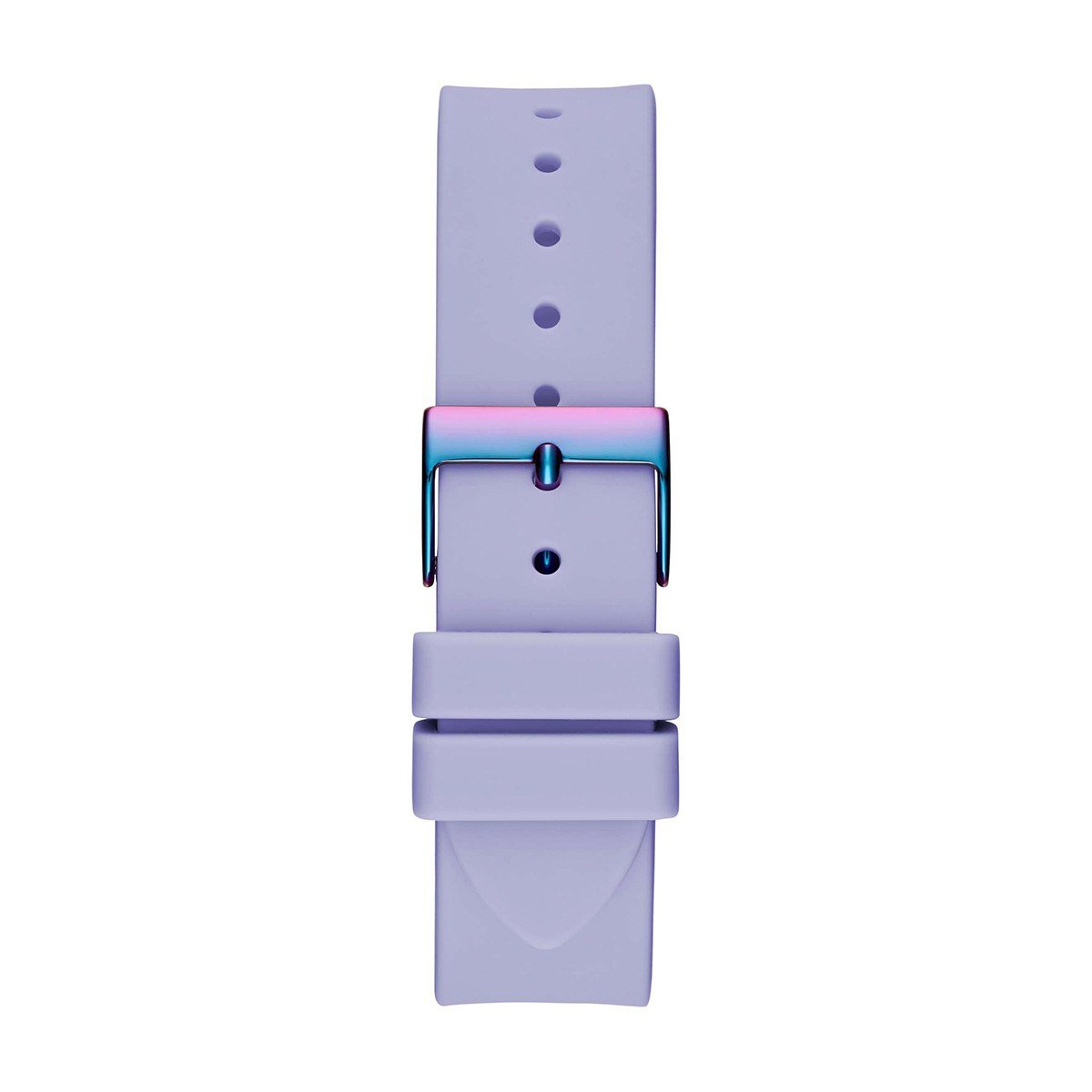 Guess Queen Quartz Purple Dial Purple Silicone Strap Watch For Women - GW0536L4