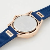  Shop Authentic Guess Queen Quartz Crystals Rose Gold Dial Blue Silicone Strap Watch For Women - GW0536L5 - Luxxuri