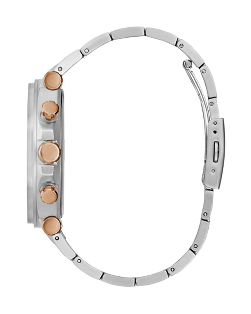  Shop Authentic Guess Edge Chronograph Black Dial Silver Steel Strap Watch For Men - GW0539G1 - Luxxuri