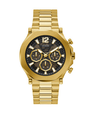  Shop Authentic Guess Edge Chronograph Black Dial Gold Steel Strap Watch For Men - GW0539G2 - Luxxuri