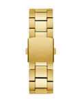Guess Edge Chronograph Black Dial Gold Steel Strap Watch For Men - GW0539G2