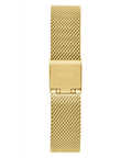Guess Dream Quartz Gold Dial Gold Mesh Strap Watch For Women - GW0550L2
