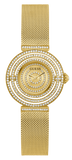  Shop Authentic Guess Dream Quartz Gold Dial Gold Mesh Strap Watch For Women - GW0550L2 - Luxxuri