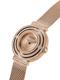  Shop Authentic Guess Dream Crystals Rose Gold Dial Rose Gold Mesh Bracelet Watch For Women - GW0550L3 - Luxxuri