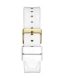  Shop Authentic Guess Fusion Chronograph White Dial White Leather Strap Watch For Women - GW0553L2 - Luxxuri