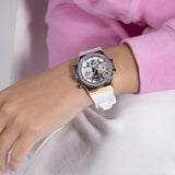  Shop Authentic Guess Fusion Chronograph White Dial White Leather Strap Watch For Women - GW0553L2 - Luxxuri