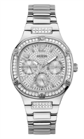  Shop Authentic Guess Duchess Quartz Silver Dial Silver Steel Strap Watch For Women - GW0558L1 - Luxxuri