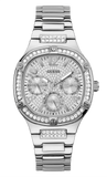  Shop Authentic Guess Duchess Quartz Silver Dial Silver Steel Strap Watch For Women - GW0558L1 - Luxxuri