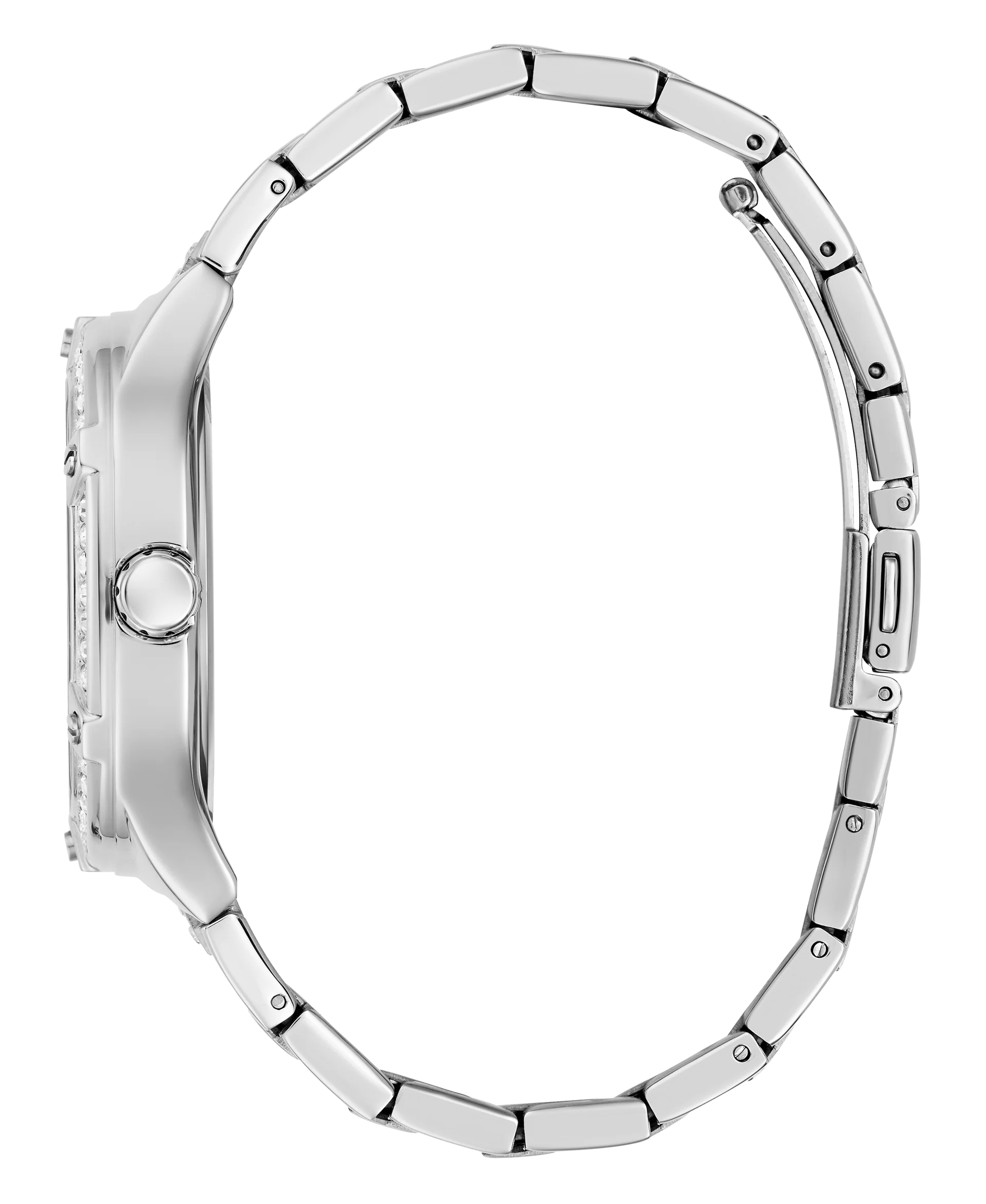  Shop Authentic Guess Duchess Quartz Silver Dial Silver Steel Strap Watch For Women - GW0558L1 - Luxxuri