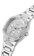  Shop Authentic Guess Duchess Quartz Silver Dial Silver Steel Strap Watch For Women - GW0558L1 - Luxxuri
