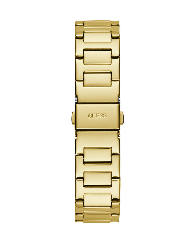  Shop Authentic Guess Duchess Quartz Gold Dial Gold Steel Strap Watch For Women - GW0558L2 - Luxxuri