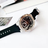  Shop Authentic Guess Headline Chronograph Grey Dial Black Rubber Strap Watch for Men - GW0571G1 - Luxxuri