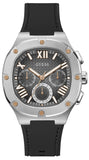  Shop Authentic Guess Headline Chronograph Grey Dial Black Rubber Strap Watch for Men - GW0571G1 - Luxxuri