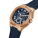  Shop Authentic Guess Headline Multifunction Quartz Blue Dial Blue Silicone Strap Watch For Men - GW0571G2 - Luxxuri