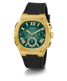  Shop Authentic Guess Headliner Multifunction Green Dial Black Silicone Strap Watch For Men - GW0571G3 - Luxxuri