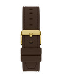  Shop Authentic Guess Headline Chronograph Blue Dial Brown Silicone Strap Watch For Men - GW0571G5 - Luxxuri
