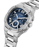  Shop Authentic Guess Headliner Multifunction Blue Dial Silver Steel Strap Watch For Men - GW0572G1 - Luxxuri