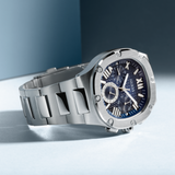  Shop Authentic Guess Headliner Multifunction Blue Dial Silver Steel Strap Watch For Men - GW0572G1 - Luxxuri