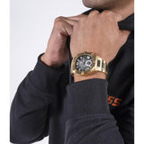  Shop Authentic Guess Headliner Multifunction Black Dial Gold Steel Strap Watch For Men - GW0572G2 - Luxxuri