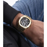  Shop Authentic Guess Headliner Multifunction Black Dial Gold Steel Strap Watch For Men - GW0572G2 - Luxxuri
