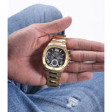  Shop Authentic Guess Headliner Multifunction Black Dial Gold Steel Strap Watch For Men - GW0572G2 - Luxxuri