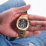  Shop Authentic Guess Headliner Multifunction Black Dial Gold Steel Strap Watch For Men - GW0572G2 - Luxxuri