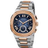  Shop Authentic Guess Headliner Multifunction Blue Dial Two Tone Steel Strap Watch For Men - GW0572G4 - Luxxuri