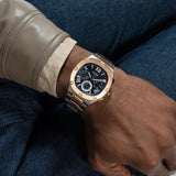  Shop Authentic Guess Headliner Multifunction Blue Dial Two Tone Steel Strap Watch For Men - GW0572G4 - Luxxuri
