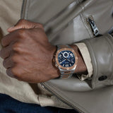 Shop Authentic Guess Headliner Multifunction Blue Dial Two Tone Steel Strap Watch For Men - GW0572G4 - Luxxuri