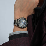  Shop Authentic Guess Headliner Quartz Black Dial Grey Steel Strap Watch For Men - GW0572G5 - Luxxuri