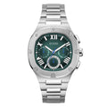  Shop Authentic Guess Headline Quartz Green Dial Silver Steel Strap Watch For Men - GW0572G6 - Luxxuri