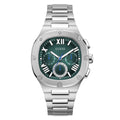  Shop Authentic Guess Headline Quartz Green Dial Silver Steel Strap Watch For Men - GW0572G6 - Luxxuri