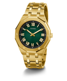  Shop Authentic Guess Asset Quartz Green Dial Gold Steel Strap Watch For Men - GW0575G2 - Luxxuri