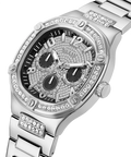  Shop Authentic Guess Duke Glitz Black Dial Silver Steel Strap Watch For Men - GW0576G1 - Luxxuri