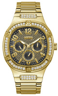  Shop Authentic Guess Duke Glitz Crystals Gold Dial Gold Steel Strap Watch For Men - GW0576G2 - Luxxuri