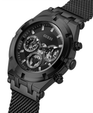  Shop Authentic Guess Continental Chronograph Black Dial Black Mesh Strap Watch For Men - GW0582G3 - Luxxuri