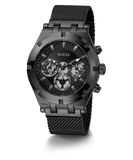  Shop Authentic Guess Continental Chronograph Black Dial Black Mesh Strap Watch For Men - GW0582G3 - Luxxuri