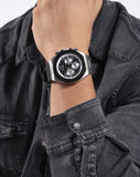  Shop Authentic Guess Empire Chronograph Black Dial Black Silicon Strap Watch For Men - GW0583G1 - Luxxuri