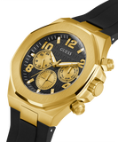  Shop Authentic Guess Empire Chronograph Quartz Black Dial Black Silicon Strap Watch For Men - GW0583G2 - Luxxuri