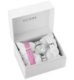  Shop Authentic Guess Montage Quartz Silver Dial Silver Steel Strap Watch For Women - GW0588L2 - Luxxuri