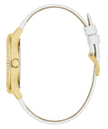 Guess Marina Multifunction White Dial White Rubber Strap Watch for Women - W1025L5
