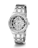  Shop Authentic Guess Allara Quartz Silver Dial Silver Steel Strap Watch For Women - GW0604L1 - Luxxuri