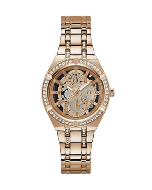  Shop Authentic Guess Allara Quartz Rose Gold Dial Rose Gold Steel Strap Watch For Women - GW0604L3 - Luxxuri