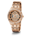  Shop Authentic Guess Allara Quartz Rose Gold Dial Rose Gold Steel Strap Watch For Women - GW0604L3 - Luxxuri
