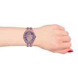  Shop Authentic Guess Allara Quartz Purple Dial Purple Steel Strap Watch For Women - GW0604L4 - Luxxuri