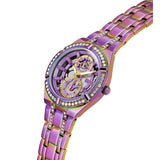  Shop Authentic Guess Allara Quartz Purple Dial Purple Steel Strap Watch For Women - GW0604L4 - Luxxuri