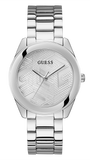  Shop Authentic Guess Cubed Analog Silver Dial Silver Steel Strap Watch For Women - GW0606L1 - Luxxuri