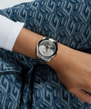  Shop Authentic Guess G-Twist Silver Dial Silver Steel Strap Watch for Women - W1082L1 - Luxxuri