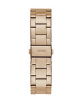  Shop Authentic Guess Cubed Analog Black Dial Rose Gold Steel Strap Watch For Women - GW0607L3 - Luxxuri
