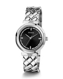  Shop Authentic Guess Rumour Quartz Black Dial Silver Steel Strap Watch For Women - GW0613L1 - Luxxuri